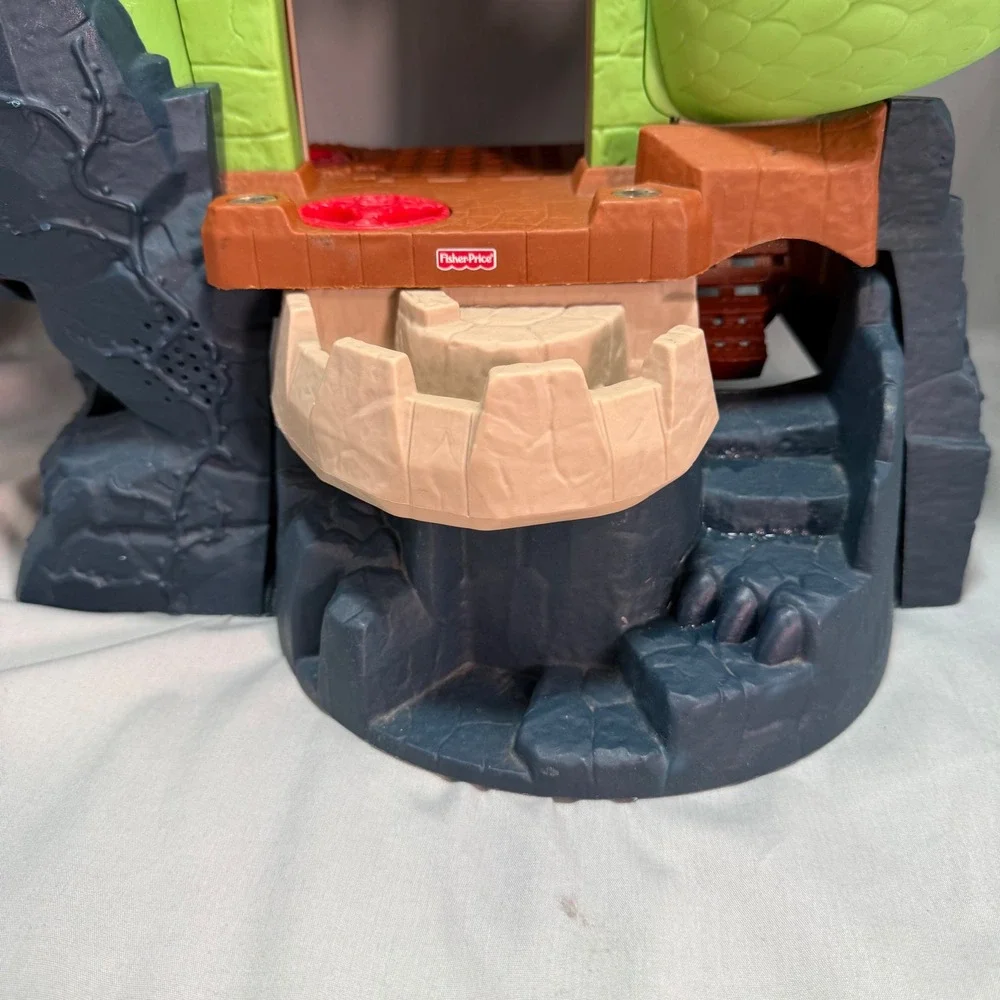 Fisher-Price Imaginext Dragon World Fortress P3787 Discontinued 2009 Works